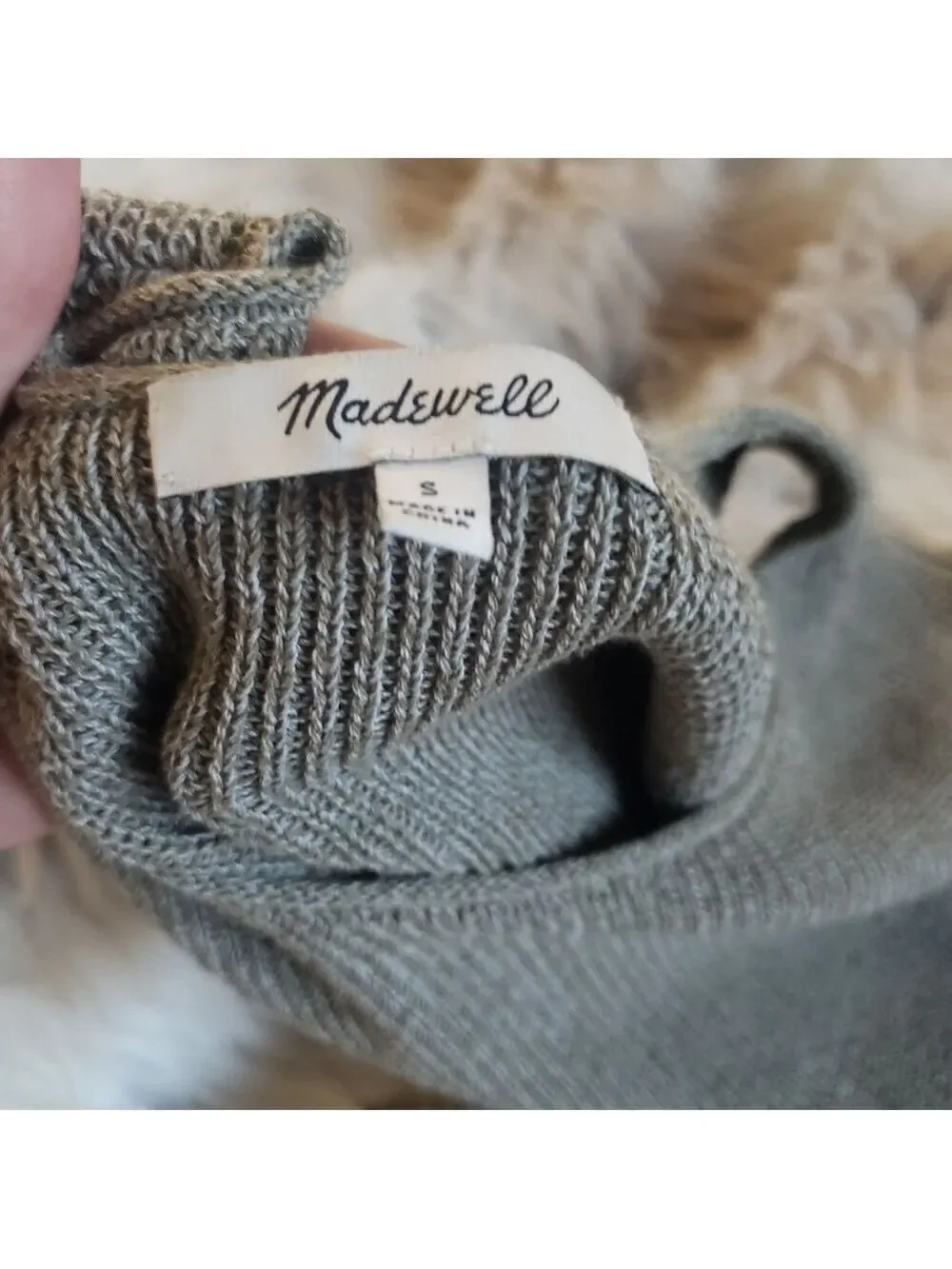 Madewell Sweater Tank Side Tie